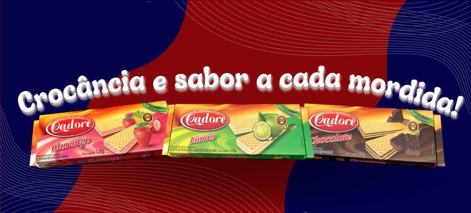 Imagem de um delicioso prato de macarrão Cadore